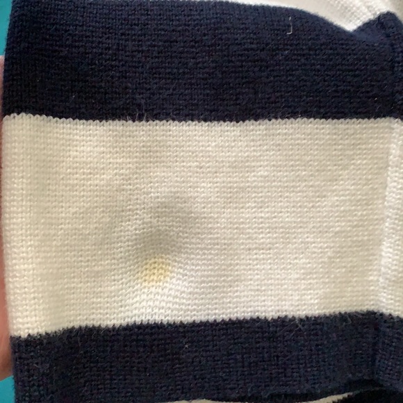 Ralph Lauren Sailing Stripe Gold Button Cardigan - Picture 9 of 10